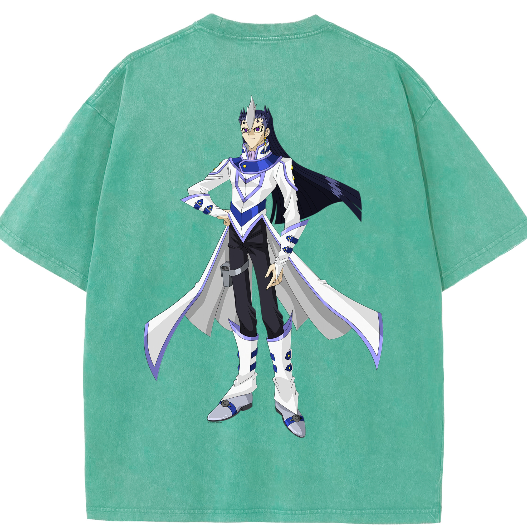 （画像用） 遊☆戯☆王 Yu-Gi-Oh! 綿100% ヴィンテージ風 半袖Tシャツ（背面プリント）